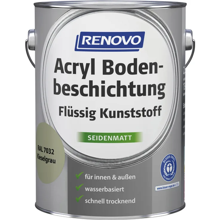 Renovo - Bodenbeschichtung, grau, seidenmatt - grau