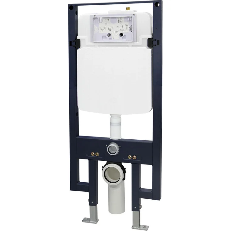 Bernstein - WC-Vorwandelement G3008 inkl. Betätigungsplatte - Modell wählbar Modell schwarz Glas