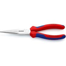 Bild für KNIPEX 26 15 200 Flachrundzange mit Schneide (Storchschnabelzange)