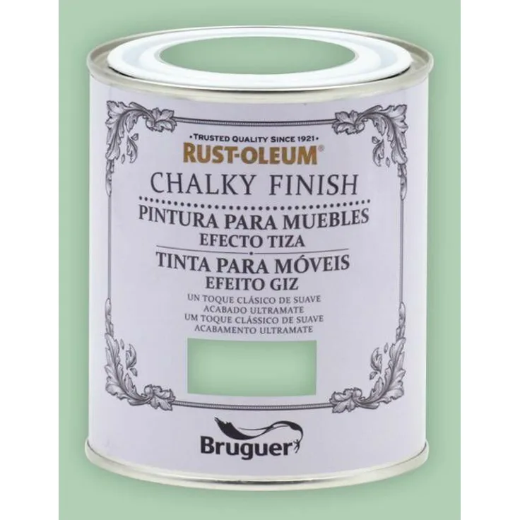 Malerei-Effekt Kreide Chalk Paint Xylazel , 750 ml - Grün Lorbeer - Rust-oleum