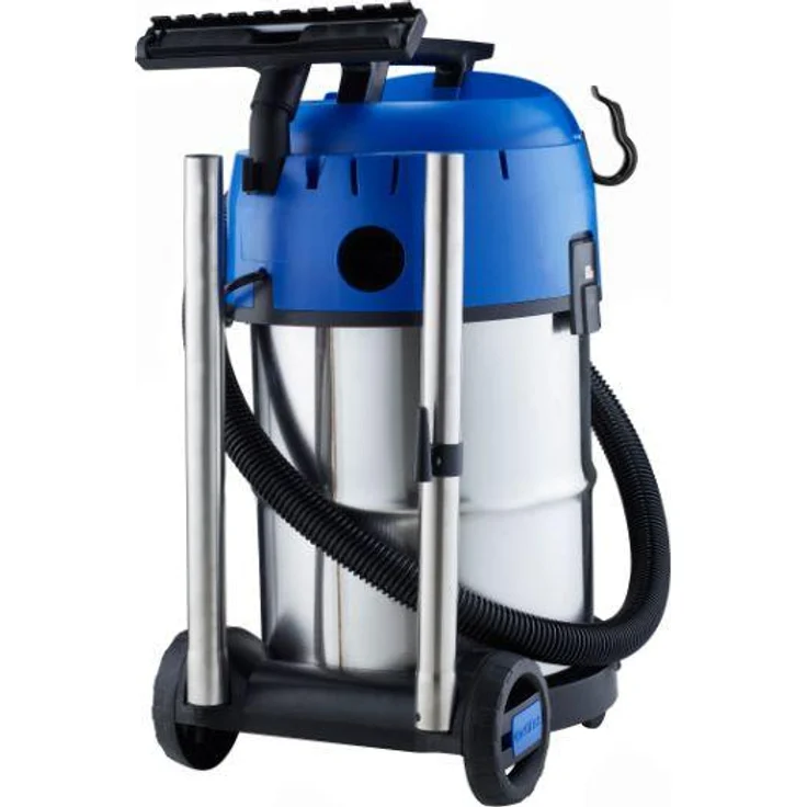 Nilfisk Multi II 30 T INOX VSC Nass--Trockensauger, für die Reinigung im Innen- & Außenbereich, 30 Liter Fassungsvermögen, 1400 W Eingangsleistung, 230 V (blau) Beutel - beutellos 30 Liter – Bild 2