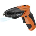 Profi Akkuschrauber 3,6 V mit LED-Leuchte, drehbarer Handgriff (Pistolen- bzw. Stabschauber)