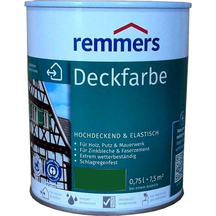 750ml Deckfarbe Moosgrün - Remmers