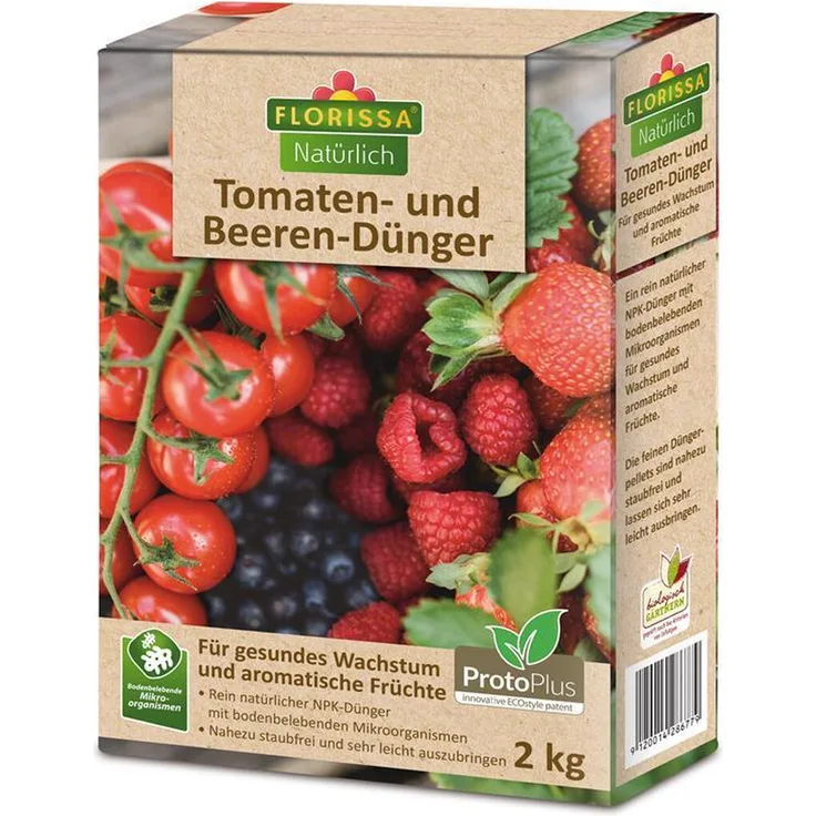FLORISSA Spezialdünger für Tomaten und Beeren, 2 kg