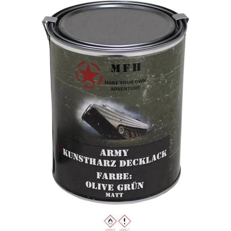MFH 40360 Farbdose Army OLIV grün Olivgrün 1l
