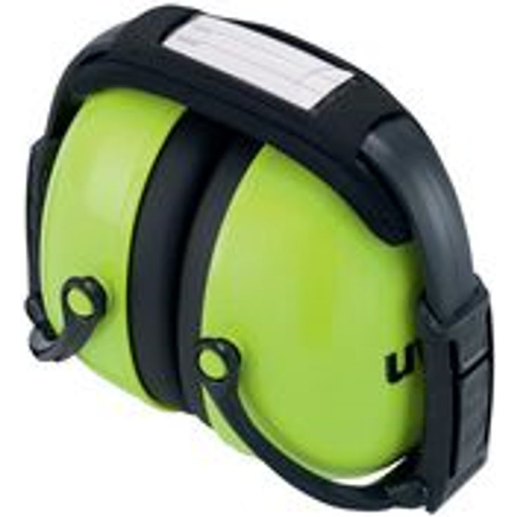 Kapselgehörschutz Uvex K2 faltbar Neon Lime