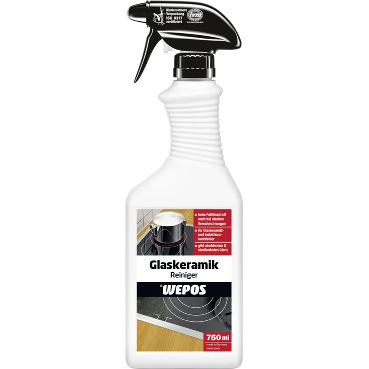 Wepos Glaskeramikreiniger 750 ml
