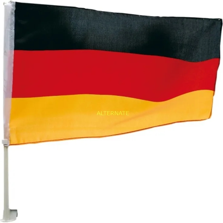 TIB Heyne 15519 - Deutschland Auto-Fahne, schwarz-rot-Gold