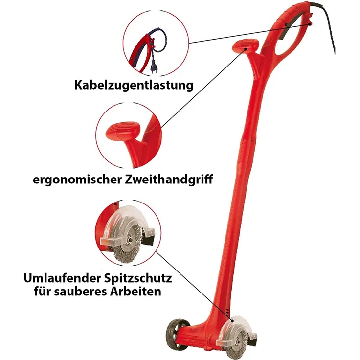 Grafner Unkrautfugenbürste inkl. 2 Fugenbürsten 140 Watt Fugenreiniger – Bild 5