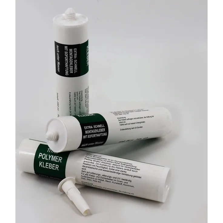 5 x Kleber Ufermatte Steinfolie Böschungsmatte für die Teichfolie 290 ml weiß