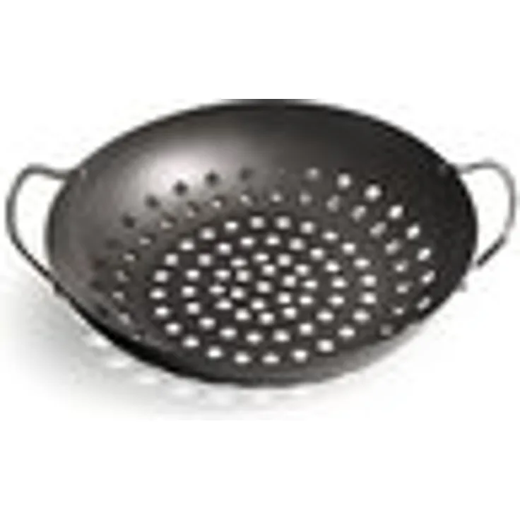 Enders GEMÜSEPFANNE Grill-Zubehör 8790, BBQ Gourmet, für Gemüse, Salat, Fisch, Pfanne, beschichtet