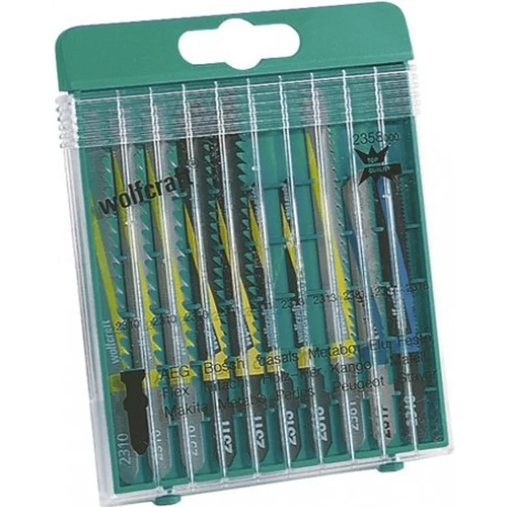 Wolfcraft Stichsäge-Blatt Box 10-Teilig