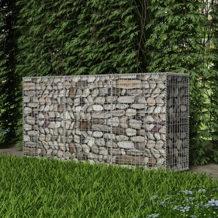 vidaXL Gabionenkorb Stahl 200×50×100 cm - Preisvergleich – Bild 1