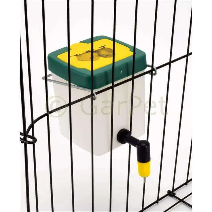 Garpet - Küken Nager Hasen Kaninchen Hühner Geflügel Nippel Wasser Tränke Trinkflasche 500 ml