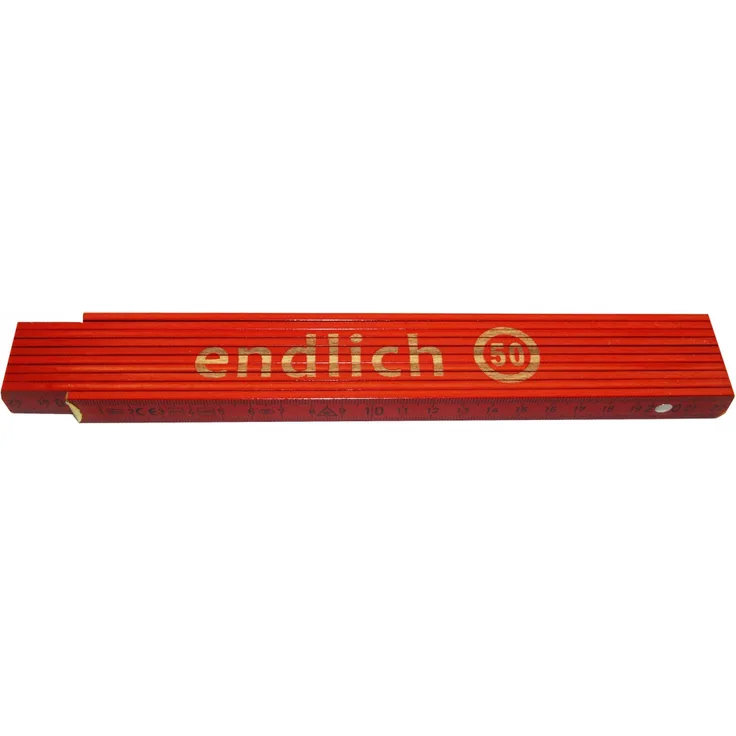 Zollstock Endlich 50'' ''2 m, rot''''