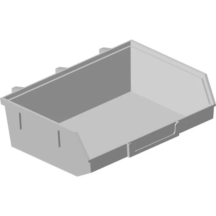Lochwand Minibox 135x90 H 40 weiß - Element System