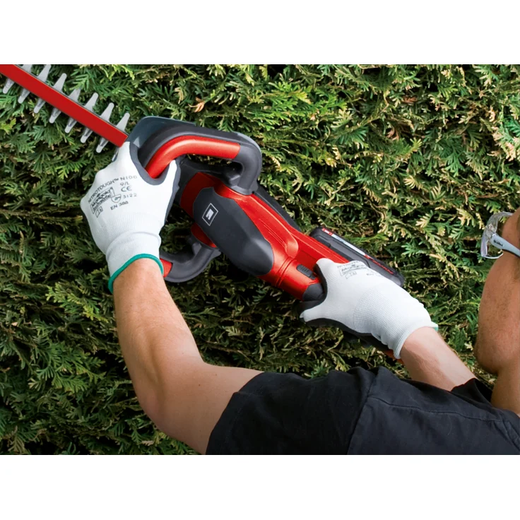 Einhell Akku Heckenschere GE-CH 1846 Li Set Power X-Change (Lithium Ionen, 18 V, 460 mm Schnittlänge, 15 mm Zahnabstand, inkl. 2,0 Ah Akku und Ladegerät) – Bild 5