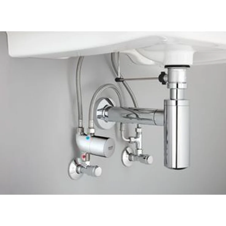 GROHE Grohtherm Micro | Spezialarmaturen - Thermischer Verbrühschutz-Untertischthermostat |chrom |34487000