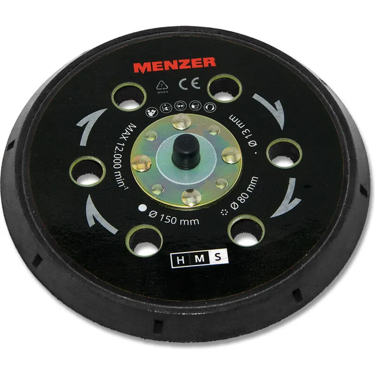 MENZER Multi-Loch-Schleifteller 150 mm Soft für den MENZER ETS 150 5.0 und 2.5