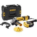 DeWalt DWE4257KT-QS mit Diamant-Topfscheibe in T-STAK Box II Winkelschleifer