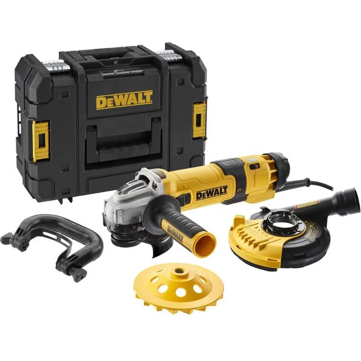 DeWalt DWE4257KT-QS mit Diamant-Topfscheibe in T-STAK Box II Winkelschleifer – Bild 1