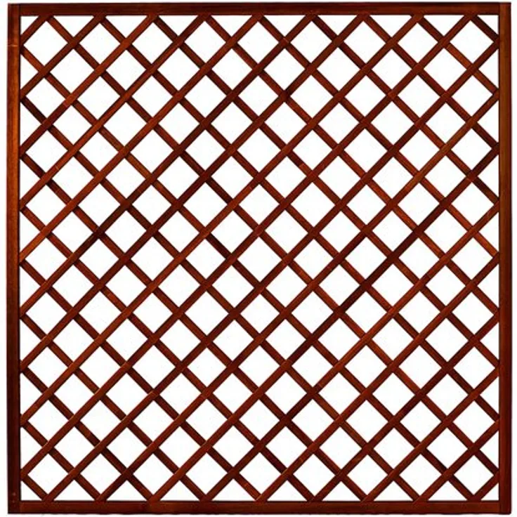Andrewex Sichtschutzzaun-Element Pergola Braun 180 cm x 180 cm