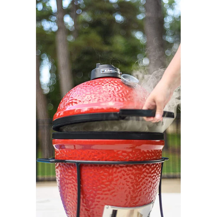 Kamado Joe - Junior Keramischer Holzkohlegrill, 34 cm, rot – Bild 6