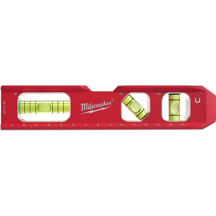 Milwaukee Wasserwaage Torpedo kompakt 45° 17 cm lang magnetisch