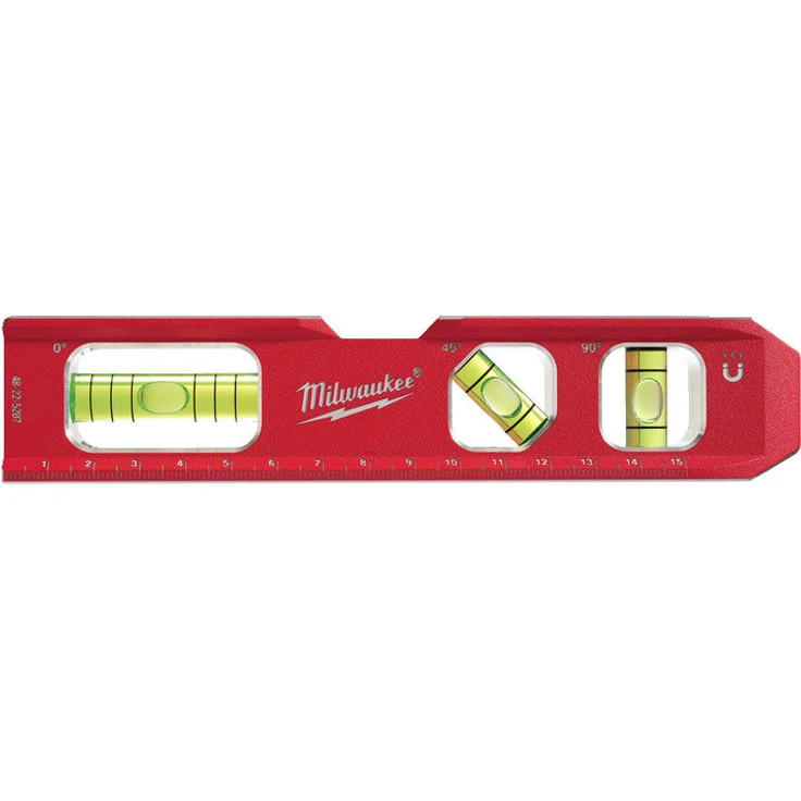 Milwaukee Wasserwaage Torpedo kompakt 45° 17 cm lang magnetisch