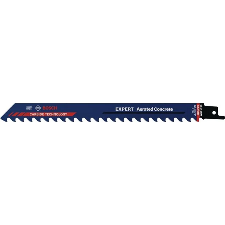 Säbelsägeblatt Expert Aerated Concrete Länge 225 mm Breite 19 mm Zahnteilung TPI 3 8,5 mm S-Schaft - Preisvergleich – Bild 1