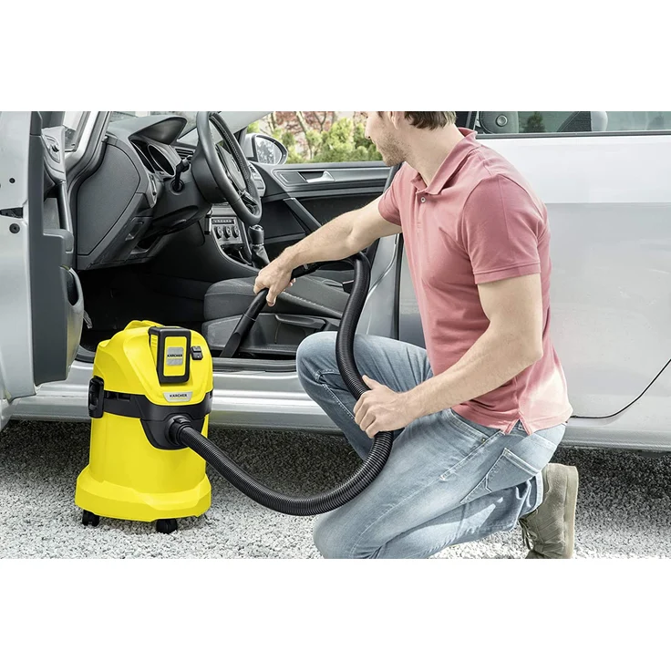 Kärcher Akku-Mehrzwecksauger WD 3 Battery (Leistung: 300 W, Behältergröße: 17 Liter, 36 V Akkuplattform, Blasfunktion, Zubehöraufbewahrung, Saugen ohne Filterwechsel, ohne Akku) Beutel - beutellos 17 Liter – Bild 3