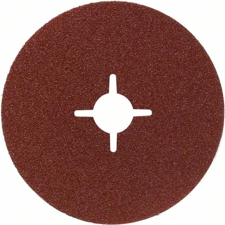 Bosch Professional Fiberschleifscheibe (für Winkelschleifer verschiedene Materialien, Ø 180 mm, Körnung 100)