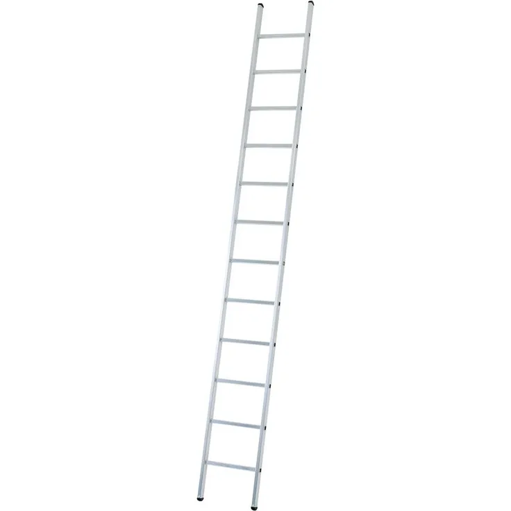 Zarges Z600 Sprossen-Anlegeleiter, Flexibel und standsicher, 10 Sprossen, Leiterlänge 3,05 m