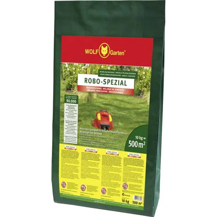 WOLF-Garten 3827075 Rasensamen für Mähroboter RO-S 10kg für 500qm