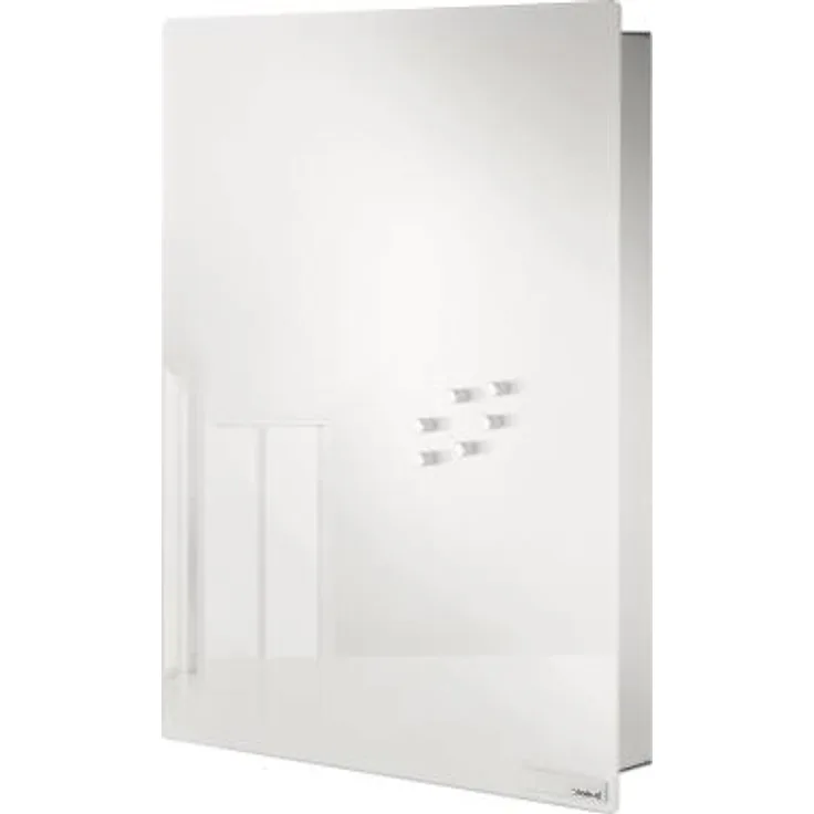 blomus Schlüsselkasten VELIO 65370 200x300x50mm Glasmagnettafel weiß (65370)