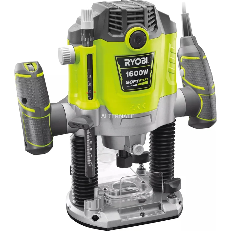 Ryobi Ryobi Oberfräse RRT1600-K, grün,schwarz, 1.600 Watt – Bild 1