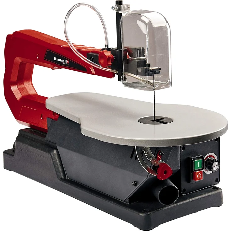 Einhell Dekupiersäge TC-SS 405 E (120 W, Hubhöhe 14 mm, max. Schnitthöhe 52 mm, Tischgröße 408 x 250 mm) – Bild 1