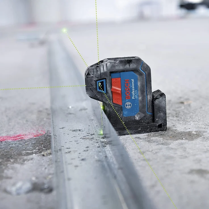 Bosch 5 Punktlaser grün GPL 5 G Tasche Messbereich bis 30 m – Bild 5