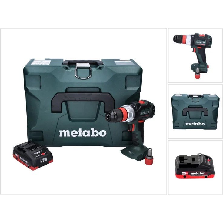 Metabo BS 18 LT BL Q Akku Bohrschrauber 18 V 75 Nm Brushless + 1x Akku 4,0 Ah + MetaLoc - ohne Ladegerät