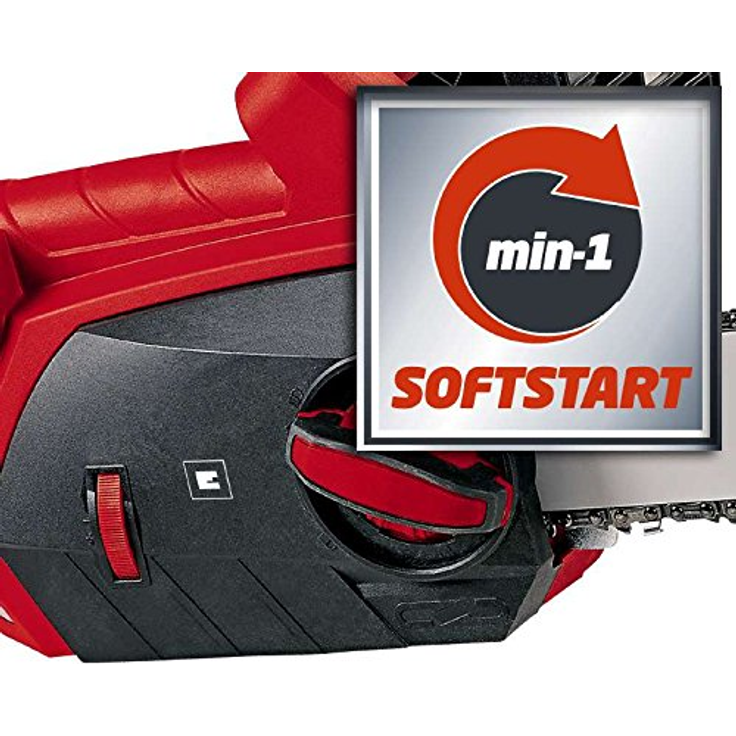 Einhell Elektro Kettensäge GE-EC 2240 - 2200 Watt, 375 mm Schnittlänge, Oregon Kette und Qualitätsschwert, Softstart, Rückschlagschutz und Kettenfangbolzen – Bild 6