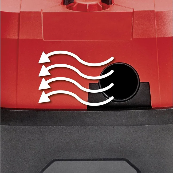 Einhell Akku-Nass-Trockensauger TE-VC 18-10 Li-Solo Power X-Change PXC (10 Liter Tank, inkl. 2 m-Schlauch, Fugen--Bürstendüse + Polster--Universaldüse, ohne Akku und Ladegerät) Beutel 10 Liter – Bild 7