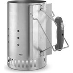 Weber 7416 Anzündkamin Rapidfire, Grillen mit Kohle, Anzünden