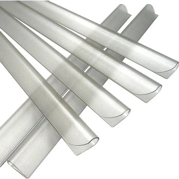 Klemmschienen 25-er Set Transparent 19x1,5cm
