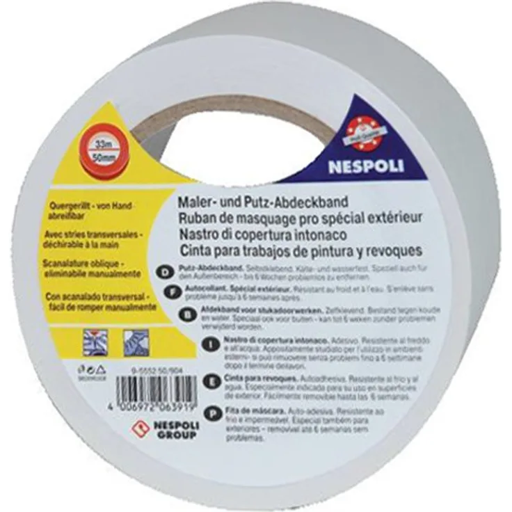 Nespoli Maler-Gipserband 50 mm x 33 m, weiß