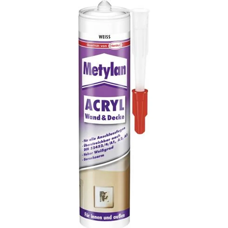 Metylan Wand & Decke Acryl Herstellerfarbe Weiß MAWD1 300ml