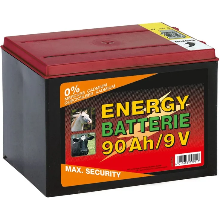 Kerbl Trockenbatterie Zink Kohle 9 V 90 Ah 441213