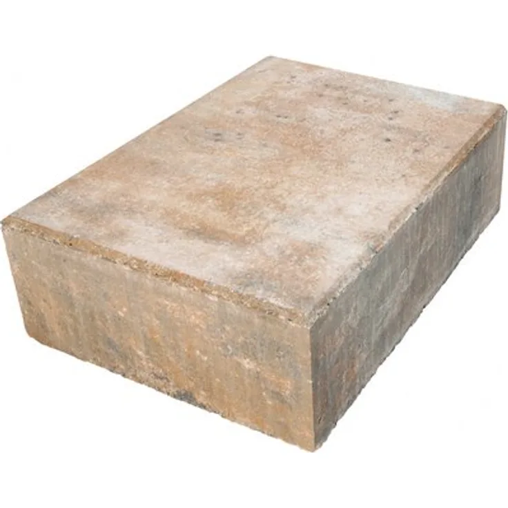 Diephaus Blockstufe aus Beton Muschelkalk 50 cm x 35 cm x 15 cm