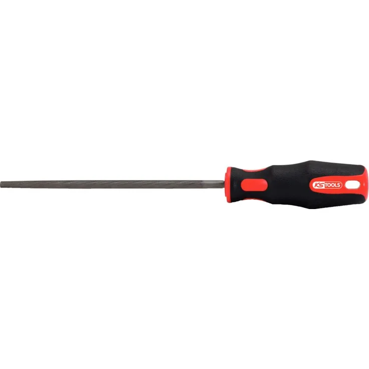 KS Tools 157.0205 Rund-Feile, Form F, 200mm, Hieb2