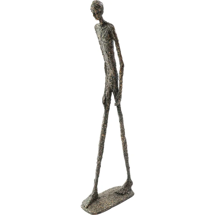 Kare Design Deko Objekt Art Man 79cm, künstlerische Skulptur aus Polyresin, handgefertigte Figur als Accessoire für den Wohnbereich, (H-B-T) 79x25x10,5