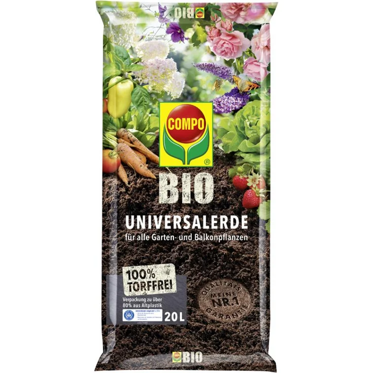 COMPO Bio Universal-Erde torffrei 20 Liter